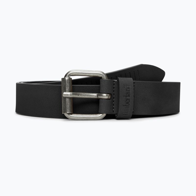 Curea de pantaloni pentru bărbați Timberland 35 mm Nubuck Belt black