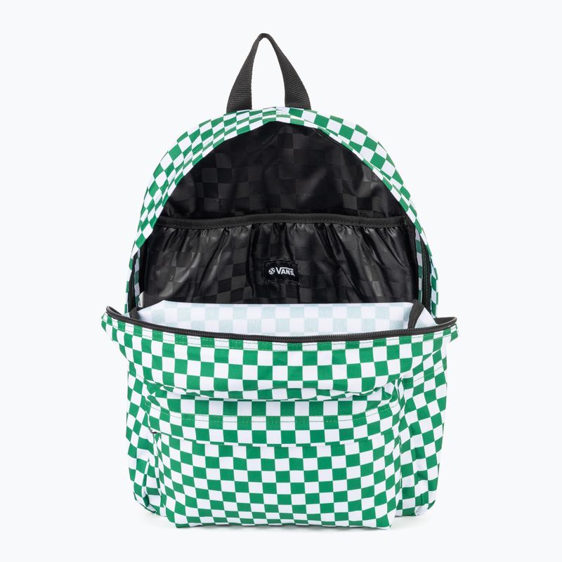 Rucsac de oraș pentru copii Vans Old Skool Grom Check 18 l verdant green 4