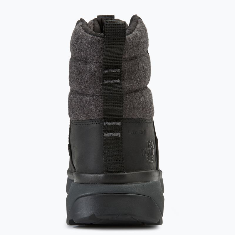 Ghete pentru bărbați The North Face Bergen Leather WP black/black 6