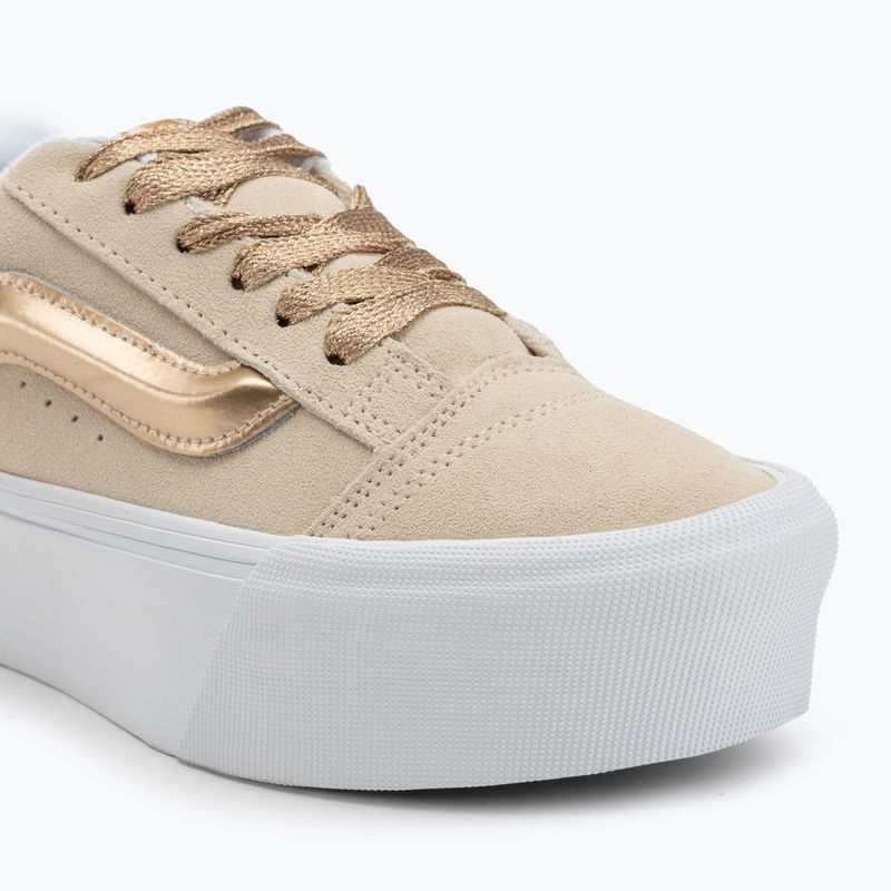 Încălțăminte Vans Knu Stack High Shine gold 7