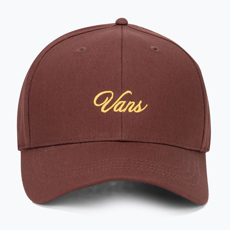 Vans Fresh Script Structured Jockey baseball cap ciocolată amară 2