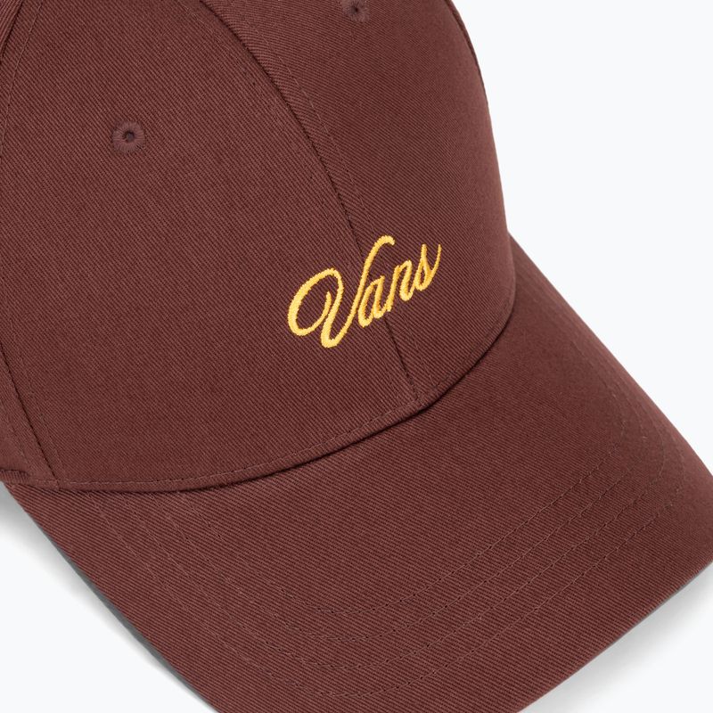 Vans Fresh Script Structured Jockey baseball cap ciocolată amară 3