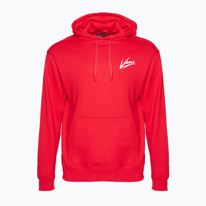 Bărbați Vans Dettori Loose Pullover sweatshirt racing red/marshmallow