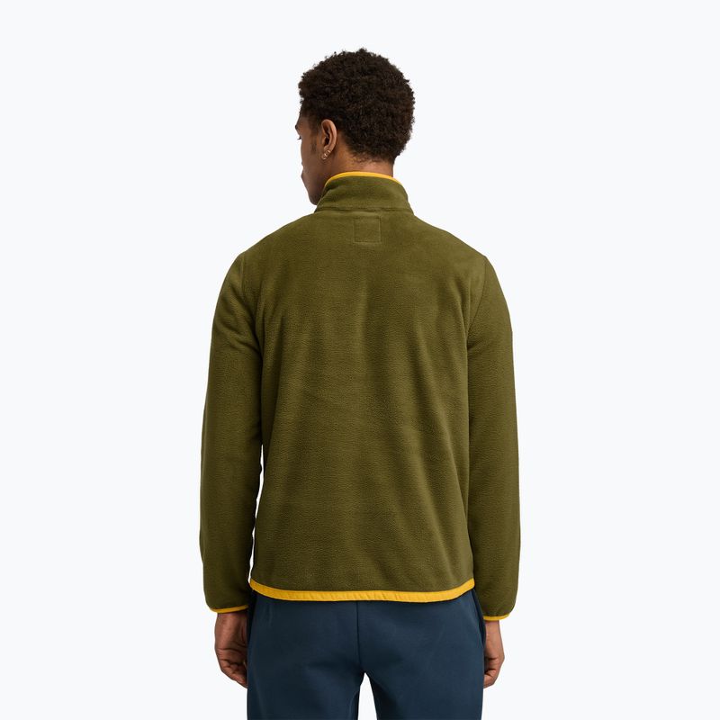 Bluză pentru bărbați Timberland Polar 1/4 Zip Fleece dark olive 2