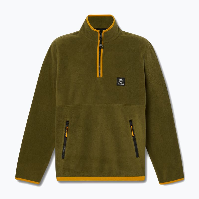 Bluză pentru bărbați Timberland Polar 1/4 Zip Fleece dark olive 4