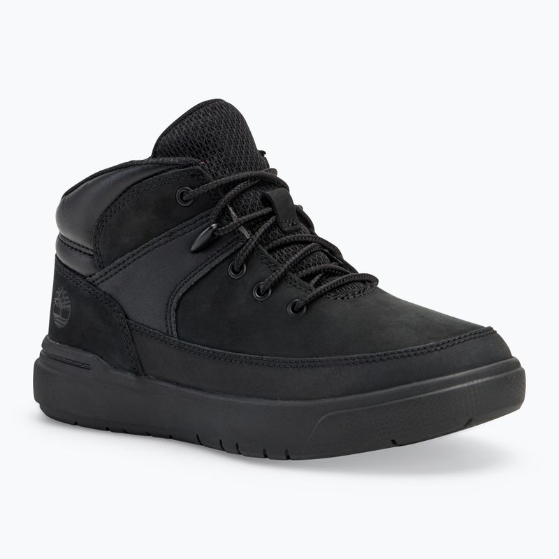 Încălțăminte pentru copii Timberland Seneca Bay Mid Lace blackout nubuck