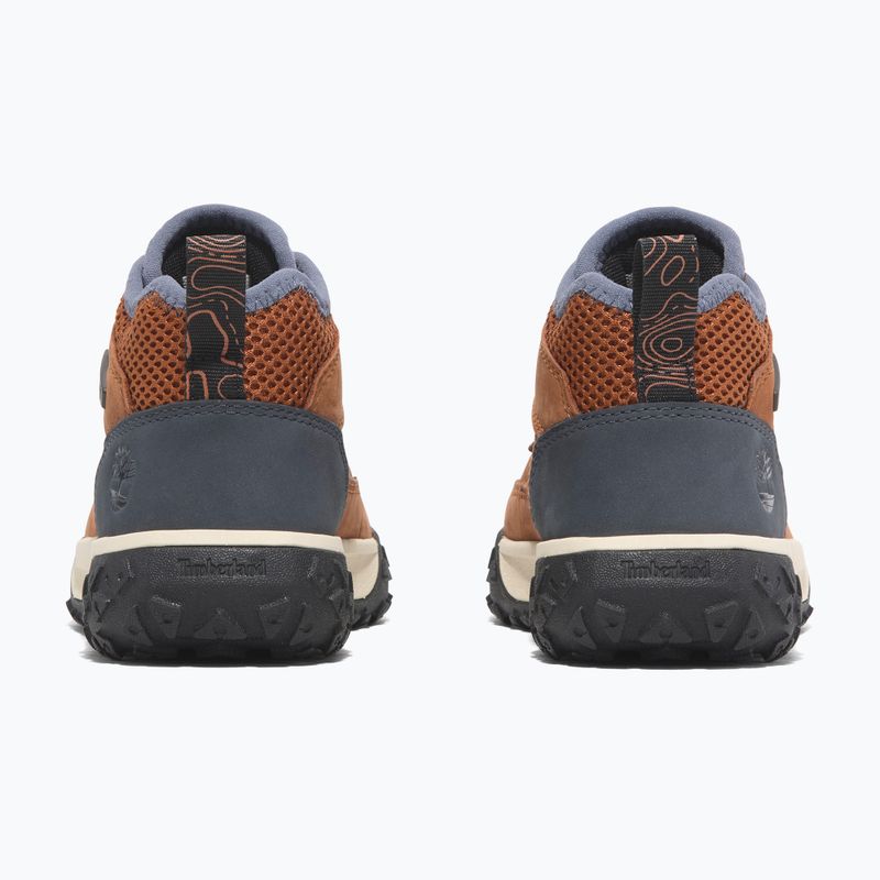 Încălțăminte pentru copii Timberland Greenstride Motion 6 Low Lace dark orange nubuck 12