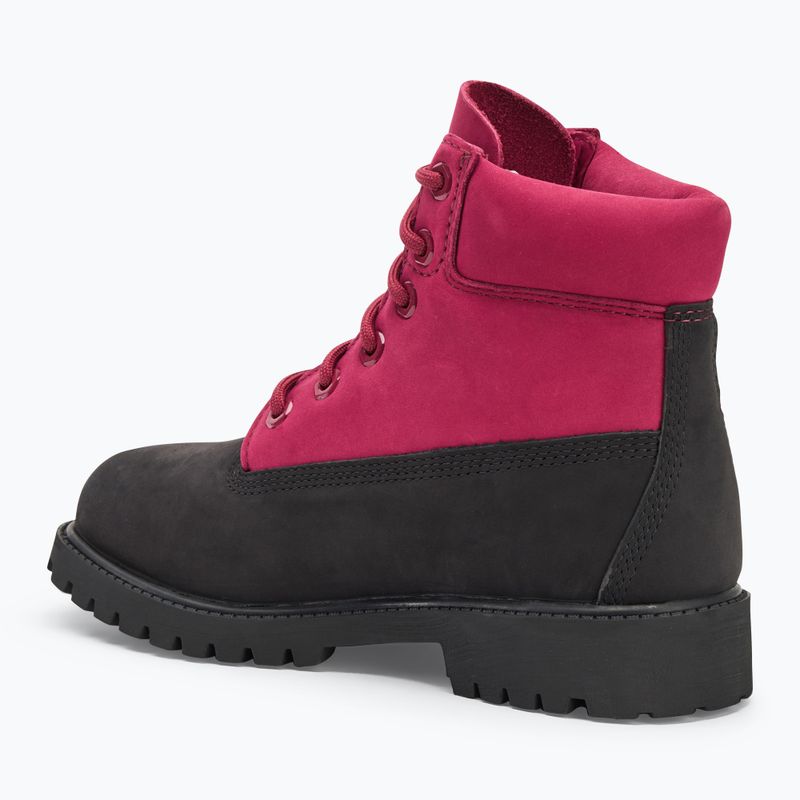 Încălțăminte pentru copii Timberland Premium 6 In Lace black nubuck/dark pink 3