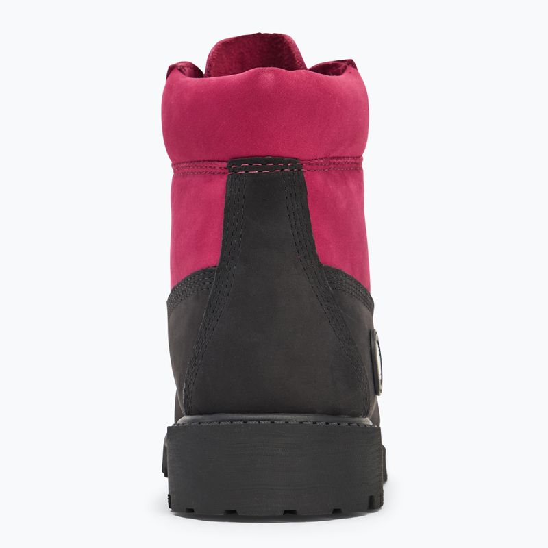 Încălțăminte pentru copii Timberland Premium 6 In Lace black nubuck/dark pink 6