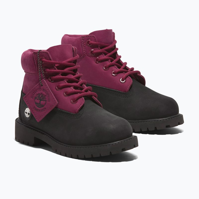 Încălțăminte pentru copii Timberland Premium 6 In Lace black nubuck/dark pink 8