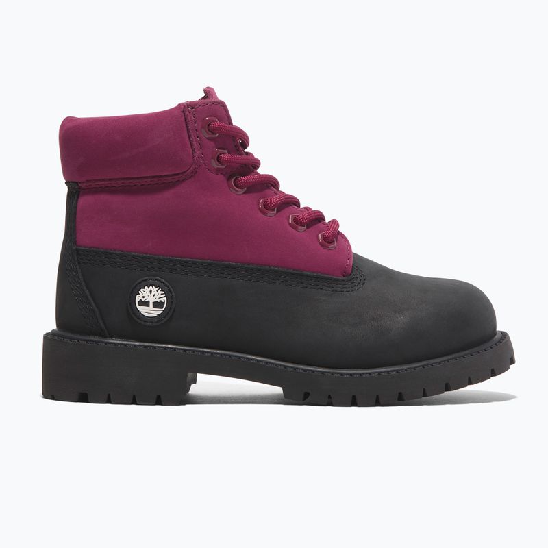 Încălțăminte pentru copii Timberland Premium 6 In Lace black nubuck/dark pink 10