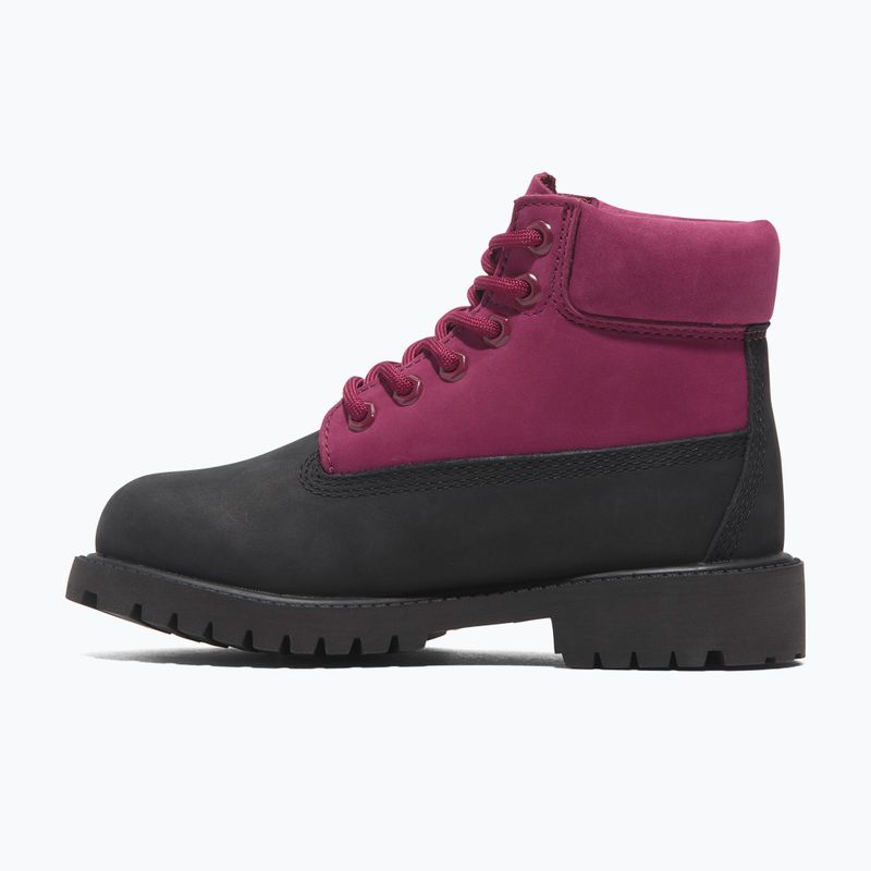 Încălțăminte pentru copii Timberland Premium 6 In Lace black nubuck/dark pink 11
