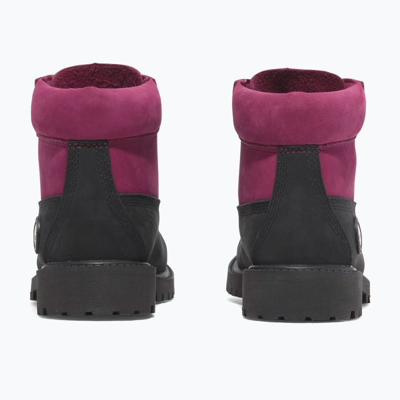 Încălțăminte pentru copii Timberland Premium 6 In Lace black nubuck/dark pink 12