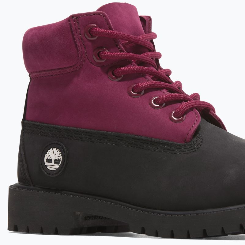Încălțăminte pentru copii Timberland Premium 6 In Lace black nubuck/dark pink 15