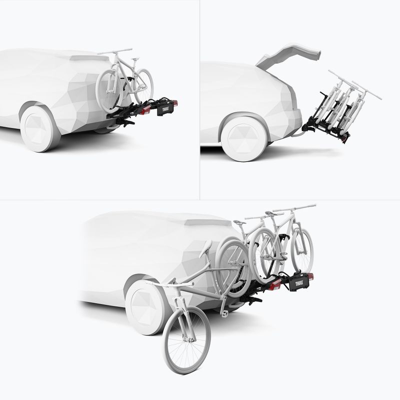 Portbagaj de bicicletă cu cârlig Thule OutPace 3Bike black 9