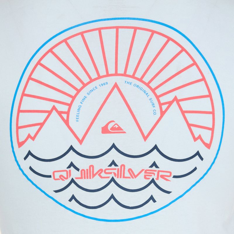 Tricou pentru bărbați Quiksilver Summit Sunset blue/red combo 3