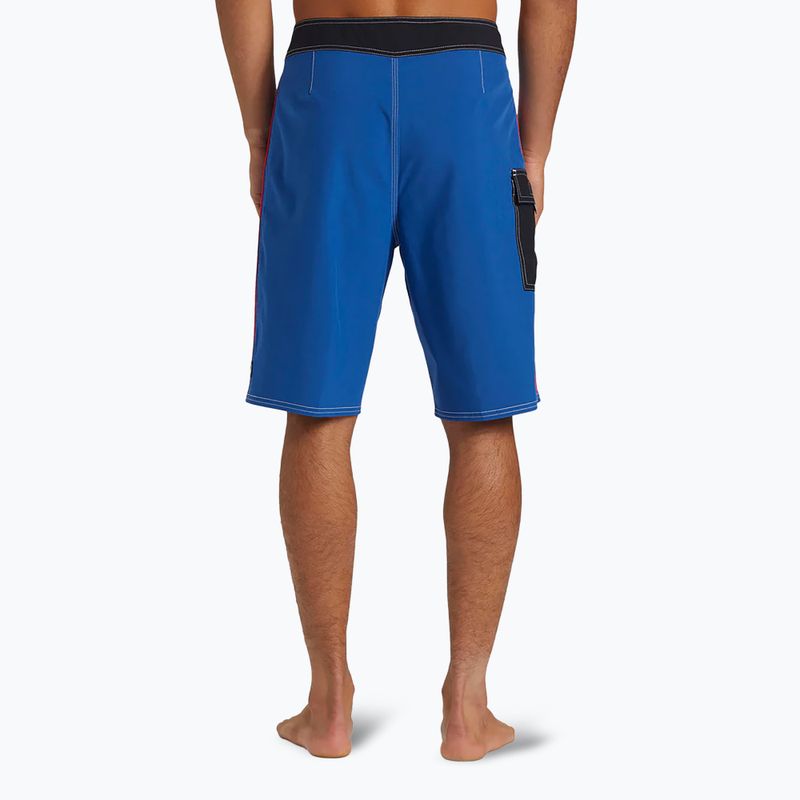 Pantaloni scurți de baie pentru bărbați Quiksilver Saturn Solid 21" Monaco Blue 3