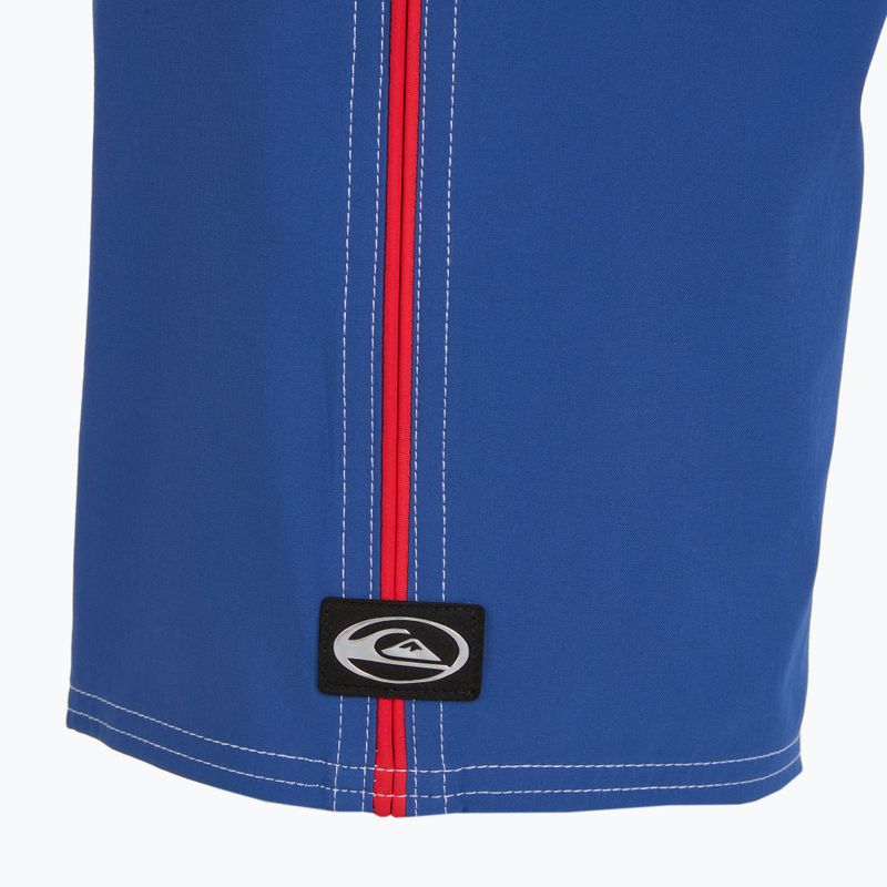 Pantaloni scurți de baie pentru bărbați Quiksilver Saturn Solid 21" Monaco Blue 8