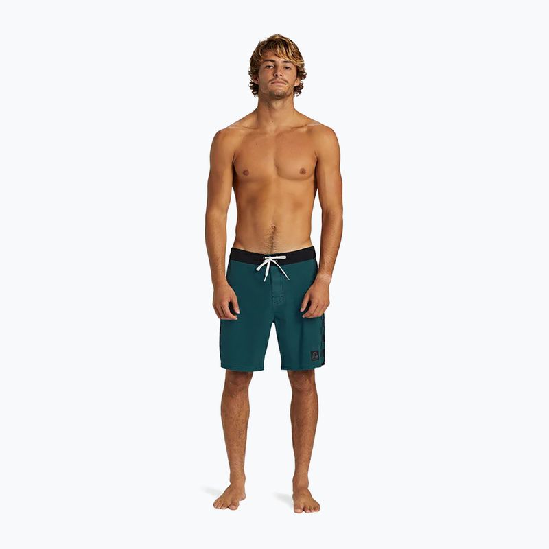 Pantaloni scurți de baie pentru bărbați Quiksilver Original Arch Hempstretch 18" Colonial Blue 4