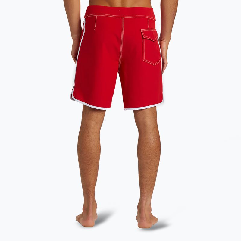 Pantaloni scurți de baie pentru bărbați Quiksilver Original Scallop 18" Salsa 3