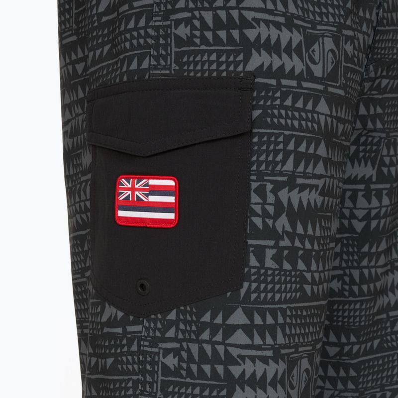 Pantaloni scurți de baie pentru bărbați Quiksilver Surfsilk Hawaii 21" Black 3
