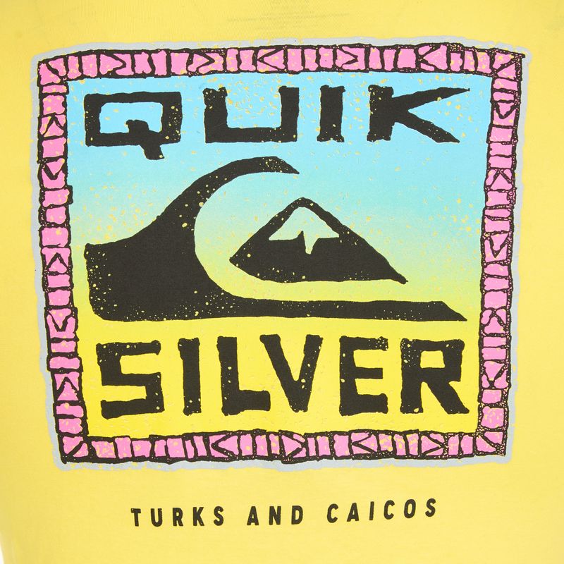 Tricou pentru bărbați Quiksilver Ndthoughtturksc yellow/pink/blue/black/green/grey 3