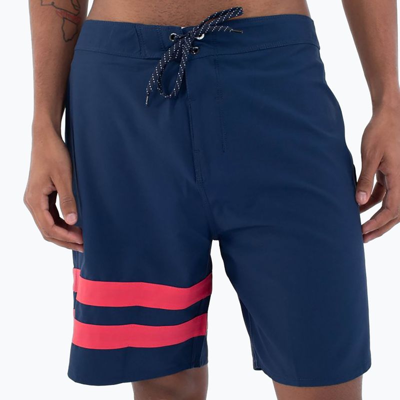 Șort de înot pentru bărbați Hurley Phantom Block Party 18" pagent blue