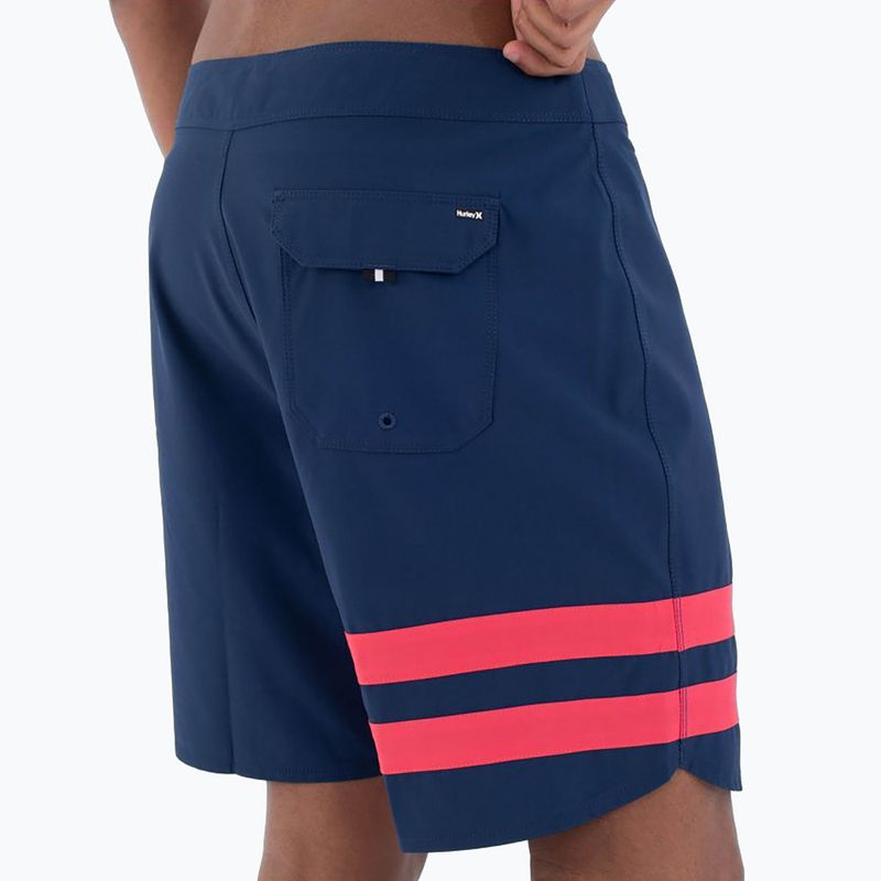 Șort de înot pentru bărbați Hurley Phantom Block Party 18" pagent blue 5