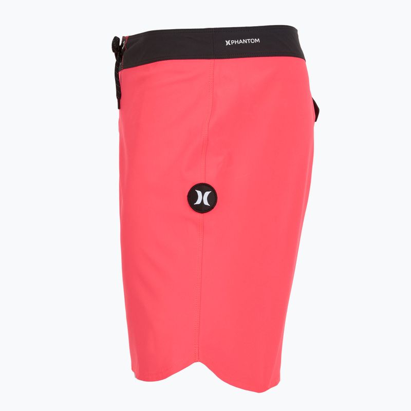 Șort de înot pentru bărbați Hurley Phantom Block Party 18" neon pink 3