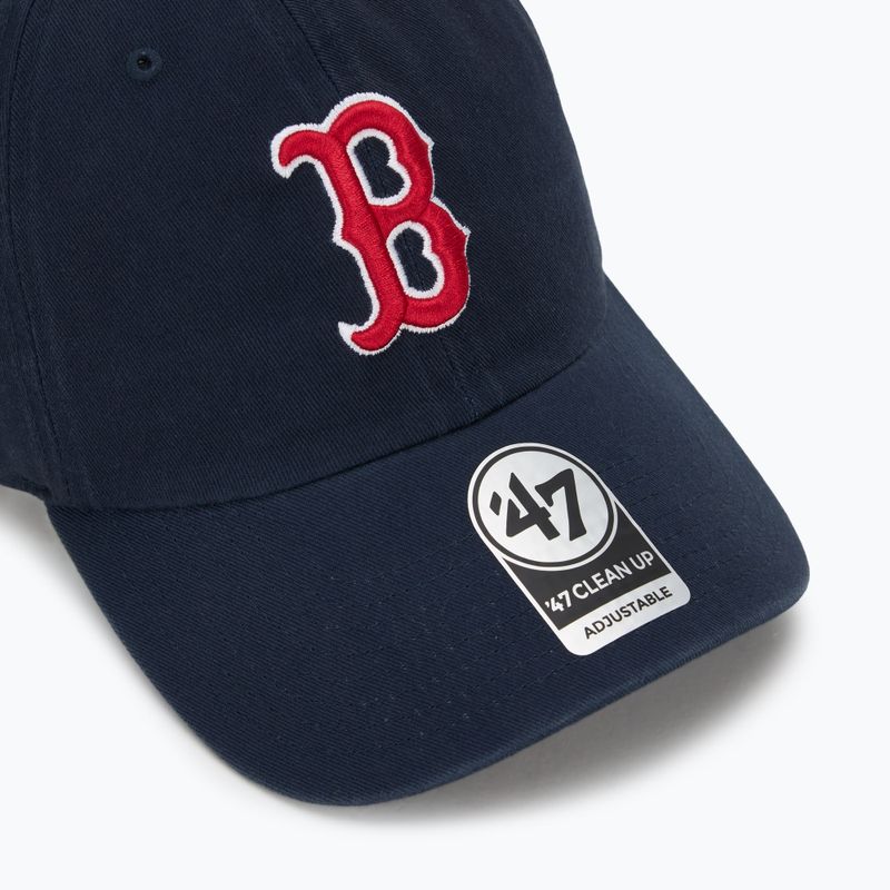 Șapcă 47 Brand MLB Boston Red Sox CLEAN UP navy 3