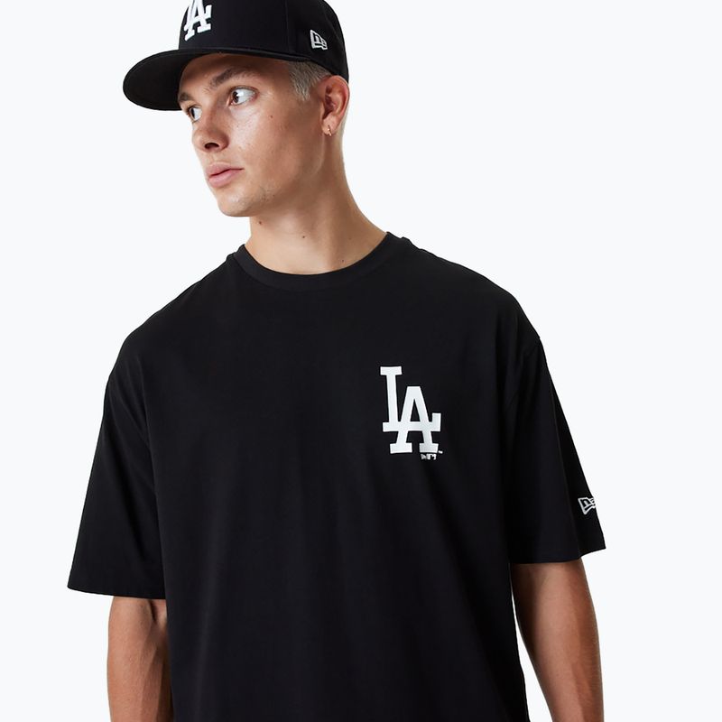 Tricou pentru bărbați New Era MLB Essentls LC OS Los Angeles Dodgers black 3