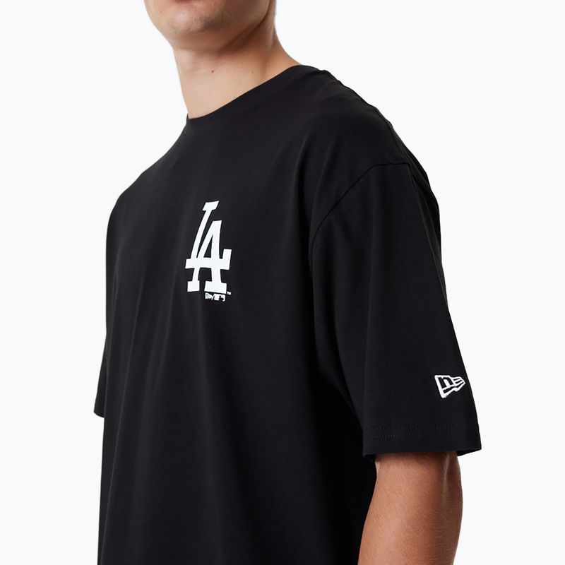 Tricou pentru bărbați New Era MLB Essentls LC OS Los Angeles Dodgers black 4