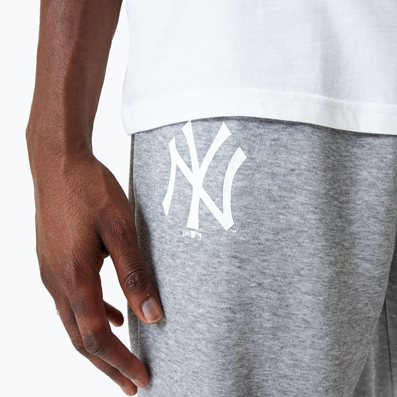 Pantaloni pentru bărbați New Era MLB Essentls Jogger New York Yankees grey med 5