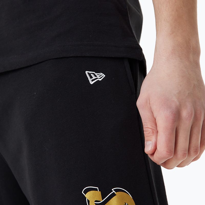 Pantaloni pentru bărbați New Era NBA Team Script Jogger Chicago Bulls black 6