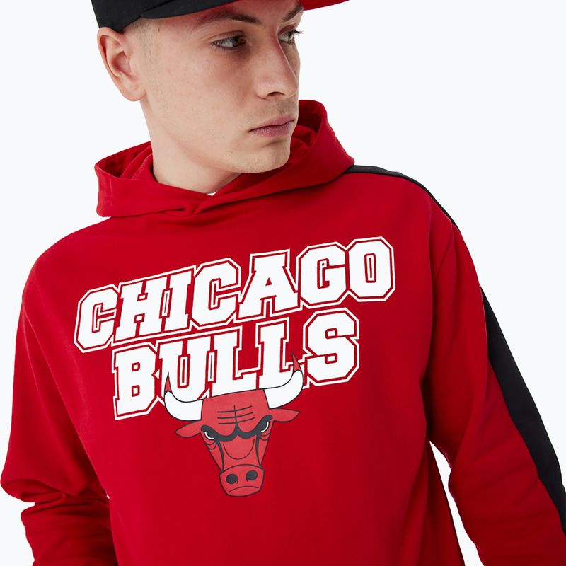 Bluză pentru bărbați New Era NBA Large Graphic OS Hoody Chicago Bulls red 4