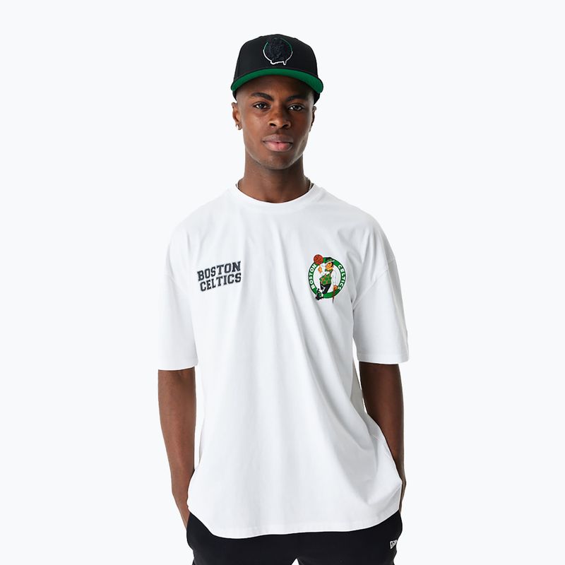 Tricou pentru bărbați New Era NBA Large Graphic BP OS Tee Boston Celtics white