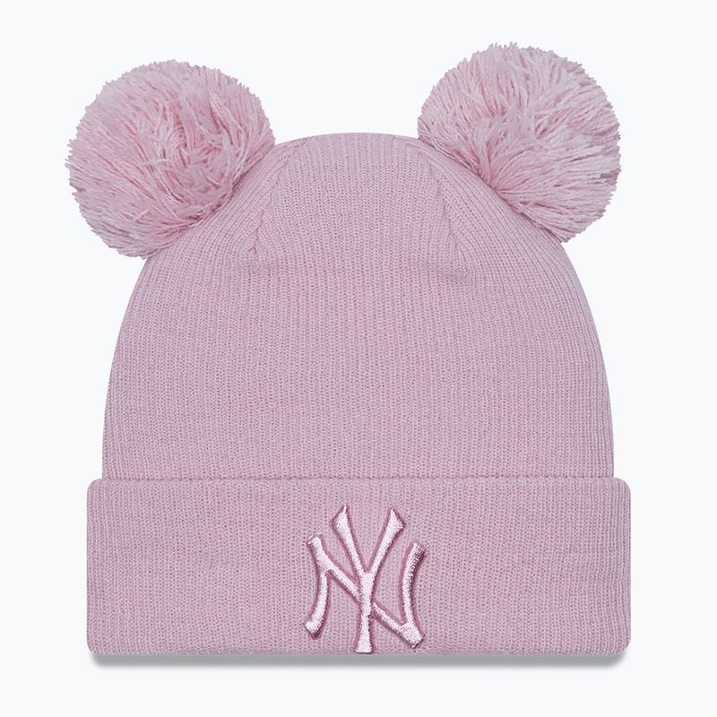New Era Femeie New York Yankees New Era Metalic Logo Beanie roz pastel