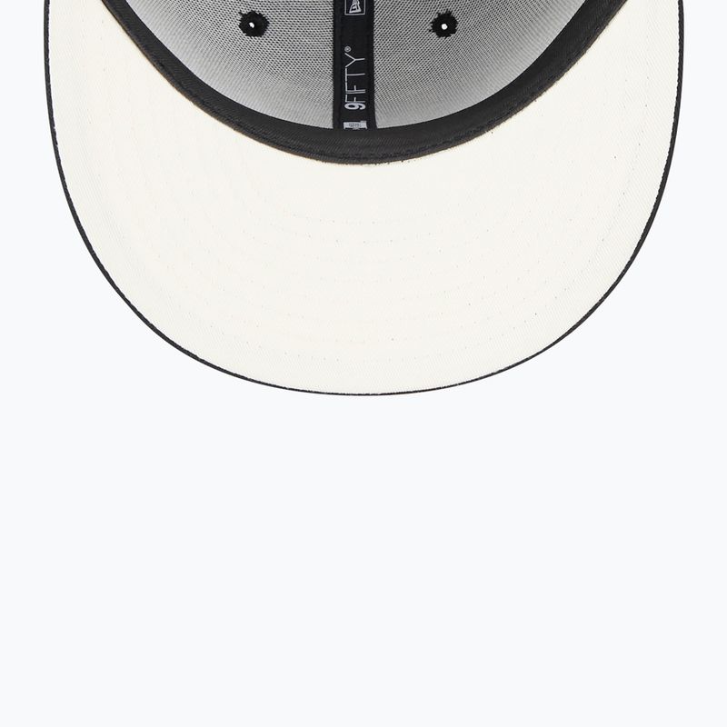 New Era Split Logo 9Fifty Milwaukee Bucks șapcă negru 5