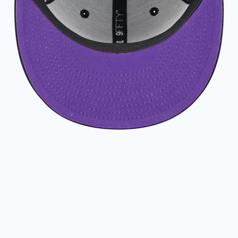 New Era Split Logo 9Fifty Los Angeles Lakers șapcă negru