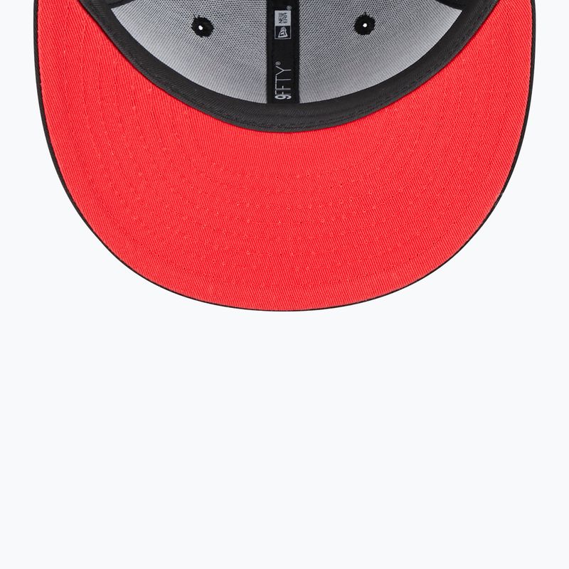 New Era Split Logo 9Fifty Chicago Bulls șapcă negru 5