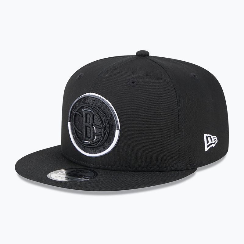 New Era Split Logo 9Fifty Brooklyn Nets șapcă negru 2