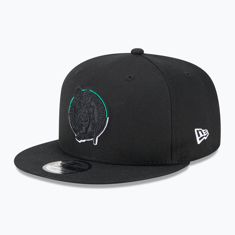 New Era Split Logo 9Fifty Boston Celtics șapcă negru 2
