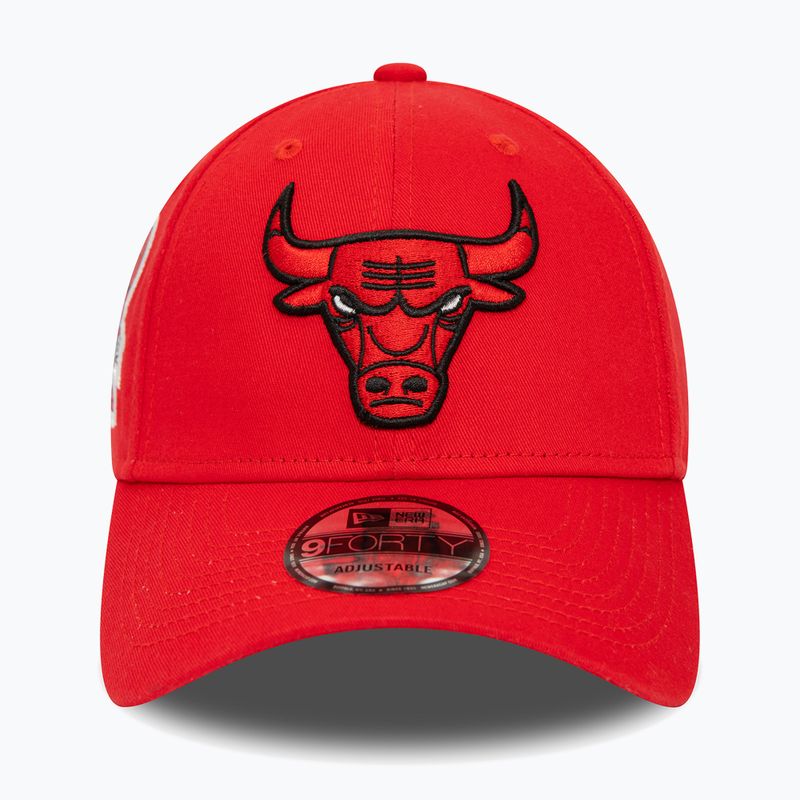 Șapcă pentru bărbați  New Era Side Patch 9Forty Chicago Bulls red 3