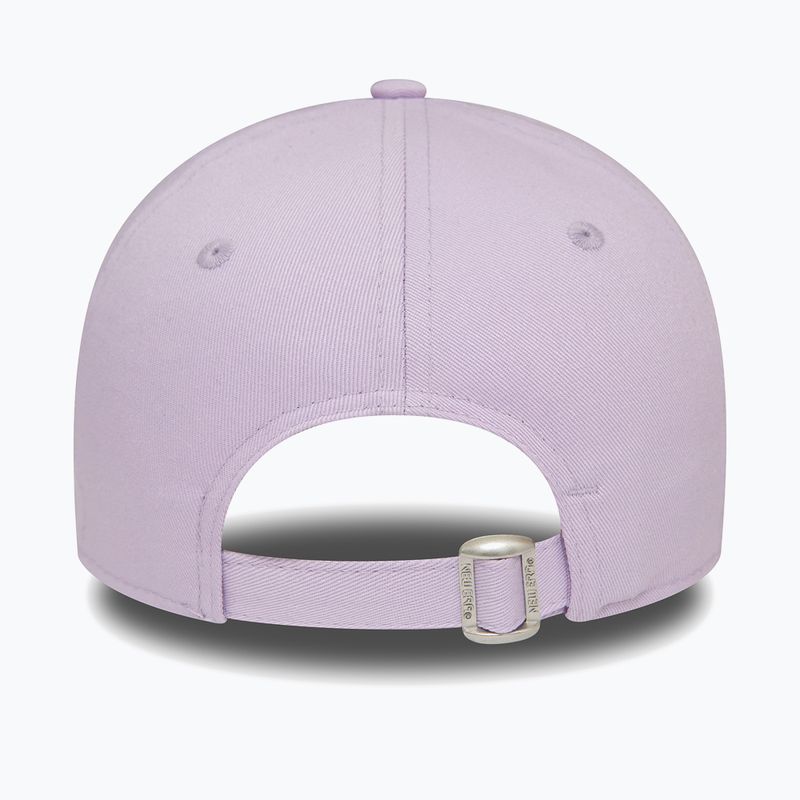Șapcă pentru femei New Era Metallic Logo 9Forty Los Angeles Dodgers pastel purple