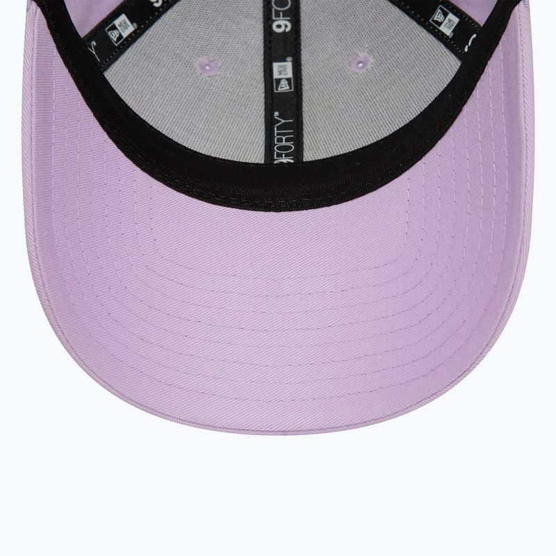 Șapcă pentru femei New Era Metallic Logo 9Forty Los Angeles Dodgers pastel purple