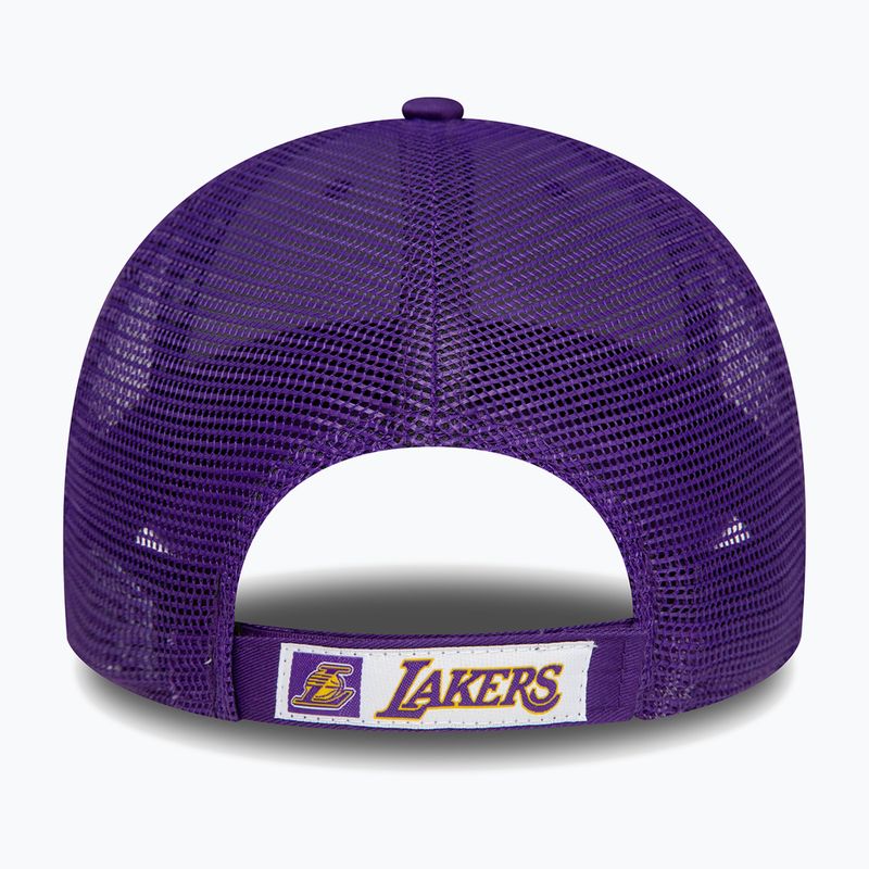 Șapcă pentru bărbați New Era Home Field 9Forty Trucker Los Angeles Lakers purple 4