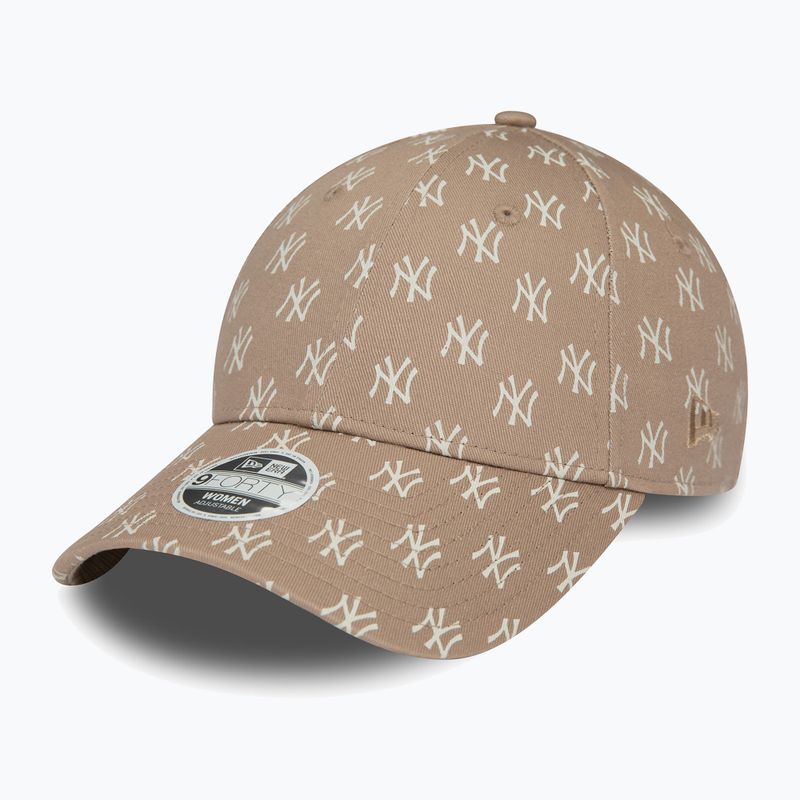 Șapcă pentru femei  New Era Monogram 9Forty New York Yankees pastel brown 2