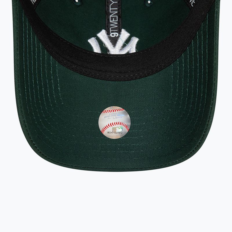 New Era League Essential 9Twenty New York Yankees șapcă de baseball verde închis 5