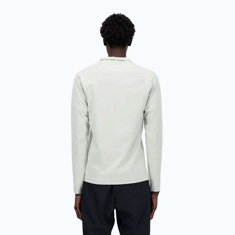 Bluză de alergare pentru bărbați New Balance Space Dye 1/4 Zip grey 3