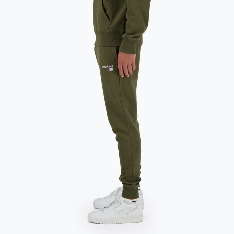 Pantaloni pentru bărbați New Balance Classic Core Fleece dark moss 2